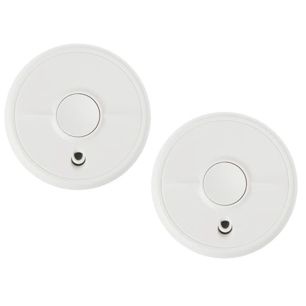 ANGELEYE - Optical smoke detector - 2 pieces - SB5-TP-AE - Life span: 10 years - With replaceable battery image