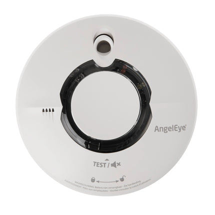 ANGELEYE - Optical smoke detector - Connectable - Draadloos - Life span: 10 years - Non-replaceable battery image