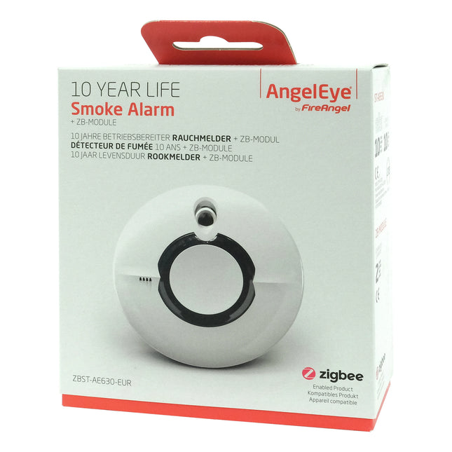ANGELEYE - Smart smoke detector - ZB-AE-630 - With Zigbee 3.0 module - Life span: 10 years - Non-replaceable battery image