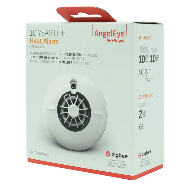 ANGELEYE - Smart heat alarm - With Zigbee 3.0 module  - Life span: 10 years - Non-replaceable battery image