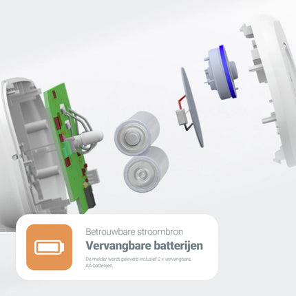 FIREANGEL - Carbon monoxide detector - FA3313 - Life span: 10 years - With replaceable battery image