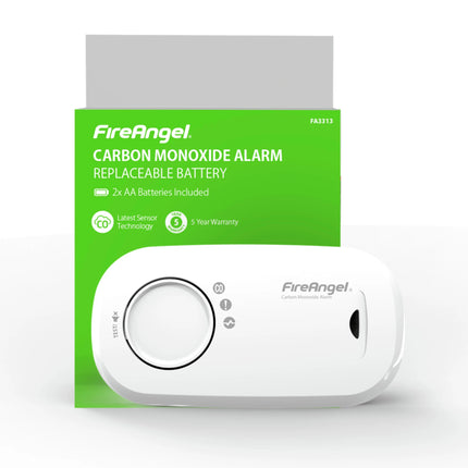 FIREANGEL - Carbon monoxide detector - FA3313 - Life span: 10 years - With replaceable battery image