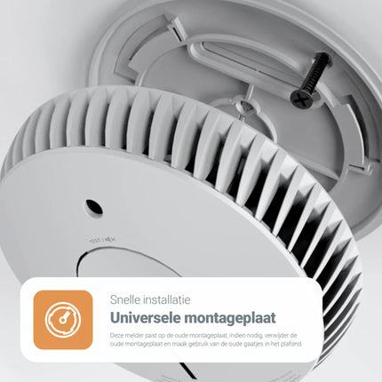 FIREANGEL - Optical smoke detector - FA6120 - Life span: 10 years - Non-replaceable lithium battery image