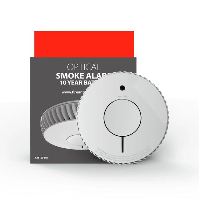 FIREANGEL - Optical smoke detector - FA6120 - Life span: 10 years - Non-replaceable lithium battery image