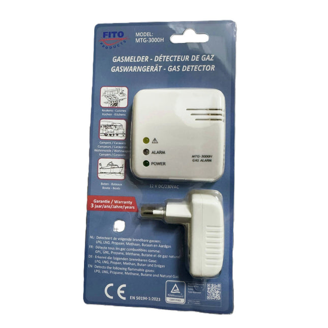 FITO - Gas detector - MTG-3000H - Life span: 5 years - With charging adapter image