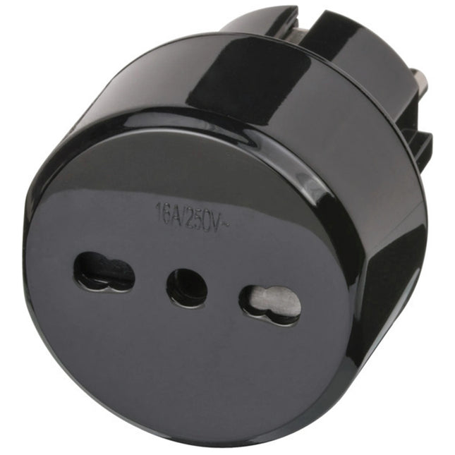 BRENNENSTUHL - Travel Plug - IT - socket | CH - socket | ELS- socket | MAL - socket | San Marino - Plug to EU plug image
