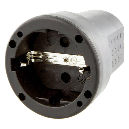 SCANPART - Contrast plug - Female socket 230 V (female) - 3-pole   Grounded|Soft PVC image