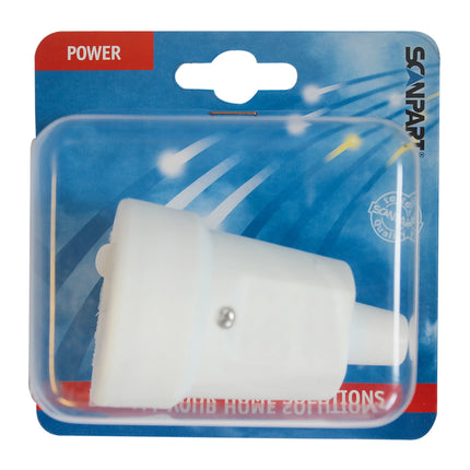 SCANPART - Contrast plug - Female socket 230 V (female) - 3-pole   Grounded|Soft PVC image