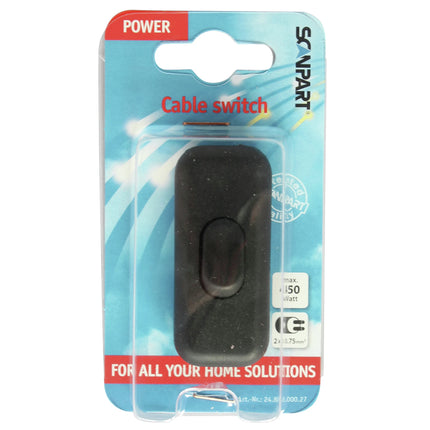 SCANPART - Cord switch - Cable 230 V - 2 pole - Cable 230 V - 2 pole   Kema Keur image