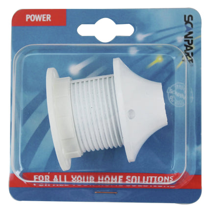 SCANPART - bulb base E27 white with ring image