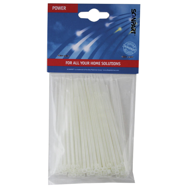 SCANPART - cable ties 100mm 100 pieces - E507 image