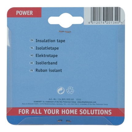 SCANPART - insulation tape 19mm 20m black - E533 image