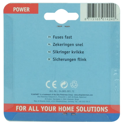 SCANPART - fuses fast 20A (blue) 5pcs. image