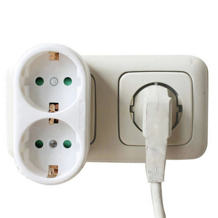SCANPART - Adapter plug - 2 x EU Socket to EU plug image