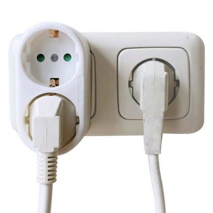 SCANPART - Adapter plug - 2 x EU Socket to EU plug image