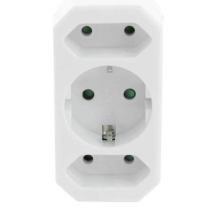 SCANPART - Adapter plug - 2 x EU Socket | 1 x Euro Socket to EU plug image
