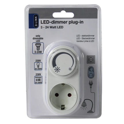 Q-LINK - plug dimmer incandescent/halogen/LED lamps 3-24W image