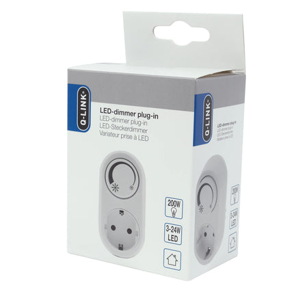 Q-LINK - plug dimmer incandescent/halogen/LED lamps 3-24W image