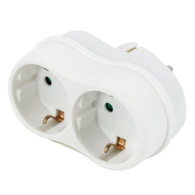 SCANPART - Adapter plug - 2 x EU Socket to EU plug image