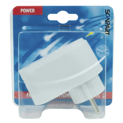 SCANPART - Adapter + Charging Plug - EU Socket | USB A | USB C to EU plug 3.0 m image