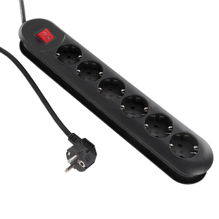 SCANPART - Table Socket - 6 x EU socket to EU plug - 5.0 m image