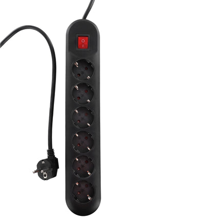 SCANPART - Table Socket - 6 x EU socket to EU plug - 5.0 m image