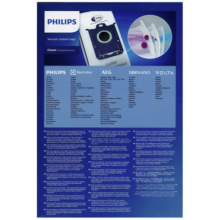 PHILIPS SBAG | S-BAG Classic Long Performance 4 Dustbags image