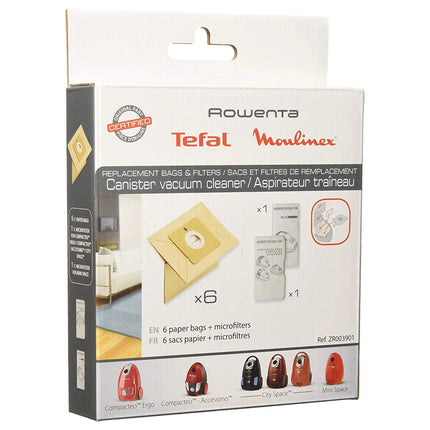 ROWENTA ZR003901 6 Dustbags 1 Microfilter image