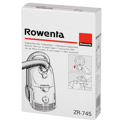 ROWENTA ZR-745 6 Dustbags 1 Microfilter image