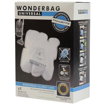 ROWENTA Wonderbag Universal Allergy Care | WB484720 4 Dustbags image