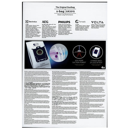 AEG GR201S | S-BAG 4 Dustbags image