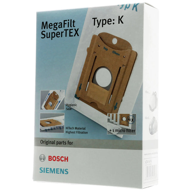 BOSCH SIEMENS Type: K 4 Dustbags 1 Microfilter image
