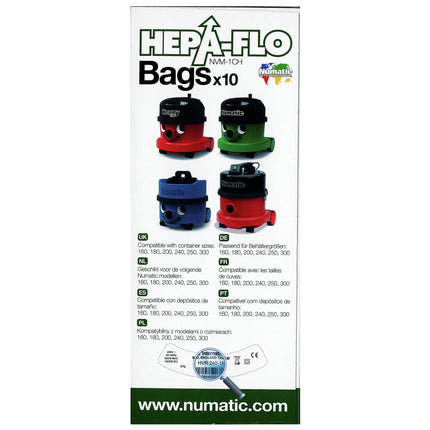 NUMATIC NVM-1CH | 604015 10 Dustbags image