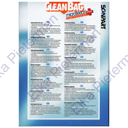CLEANBAG - vacuum cleaner bag universal 4pcs. - M000UNI1 image