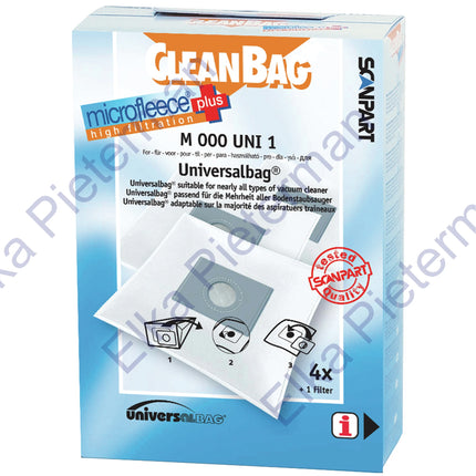 CLEANBAG - vacuum cleaner bag universal 4pcs. - M000UNI1 image