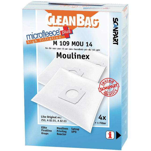 CLEANBAG - vacuum cleaner bag like Compact A26B01 4pcs. - M109MOU14 image