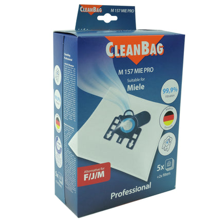 CLEANBAG M157MIE-PRO 5 Dustbags  2 Motorfilters- Suitable for Miele F / J /M image