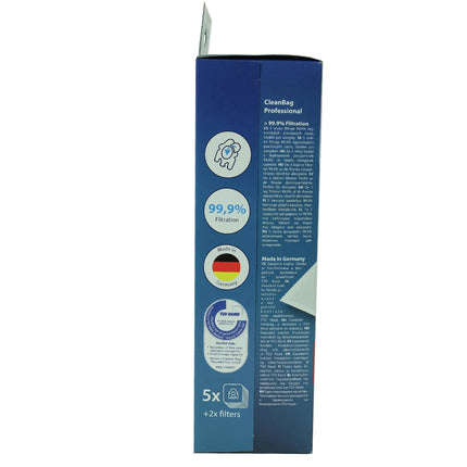 CLEANBAG M157MIE-PRO 5 Dustbags  2 Motorfilters- Suitable for Miele F / J /M image