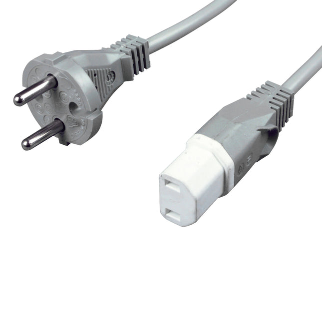 HOUSEBRAND - Vacuum cleaner cord - Plug 230 V (Male) - C17 (Female) 10 m 2 x 0.75 mm Suitable for Nilfisk image