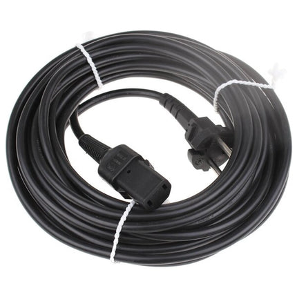 NILFISK - Vacuum cleaner cord - Plug 230 V (Male) - C17 (Female) 10 m 2 x 0.75 mm Suitable for Nilfisk image