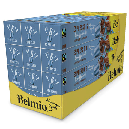 BELMIO - Coffee Capsule - Espresso Decaf - Intensity 6 - 10 Pieces - Compatible with Nespresso image