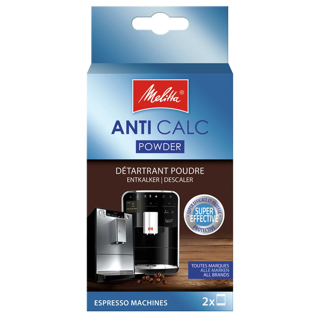 MELITTA - Descaler ANTI CALC - Powder Duo pack - 2 Pieces of 40 g image