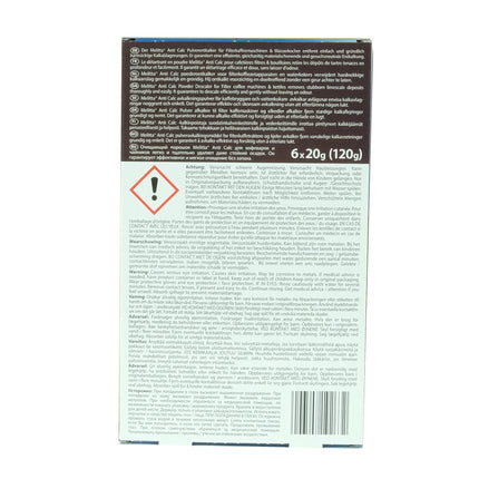 MELITTA - Descaler ANTI CALC - Powder Multi pack - 6 Pieces of 20 g image