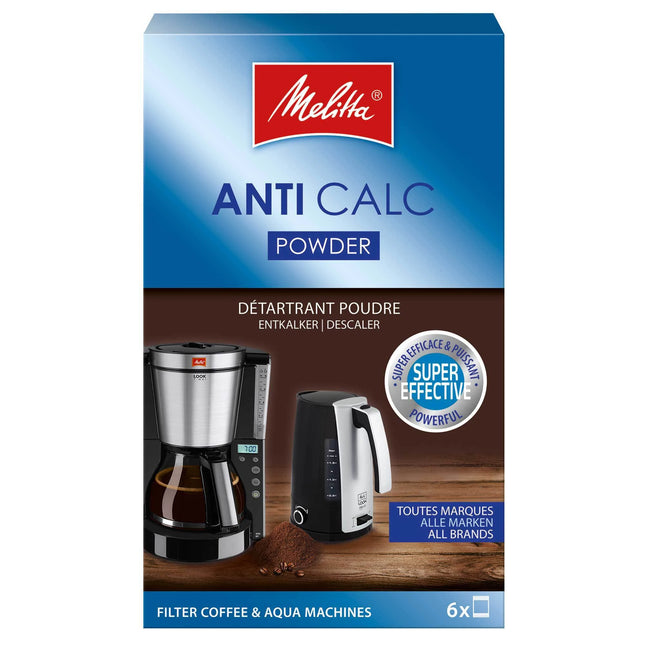 MELITTA - Descaler ANTI CALC - Powder Multi pack - 6 Pieces of 20 g image