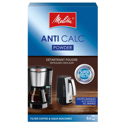 MELITTA - Descaler ANTI CALC - Powder Multi pack - 6 Pieces of 20 g image