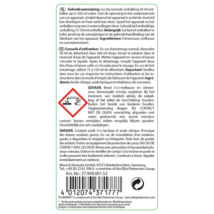 SCANPART - Descaler  - Liquid 250 ml  - Applicable to Espresso machines image