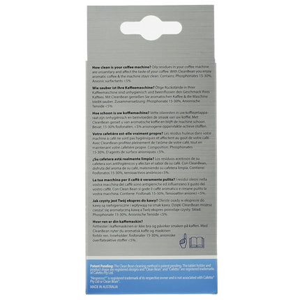 SCANPART - Coffee Cleaner Cleanbean - Tablet - Applicable to Capsule machines Multi pack - 8 Pieces of 2,2 g image