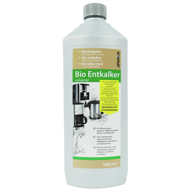 SCANPART - Bio Descaler  - Liquid 1 l - Applicable to Fully automatic coffee machines| Espresso machines| Filter coffee machines| Kettles image