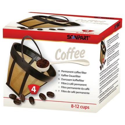 SCANPART - Reusable Coffee Filters - 4 Pieces image