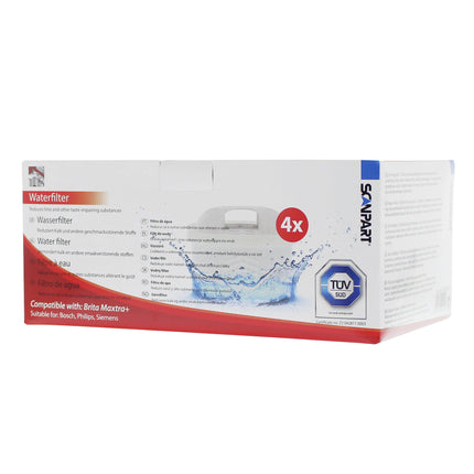 SCANPART - Water filter - Compatible with Brita Maxtra+  - 4 Pieces image